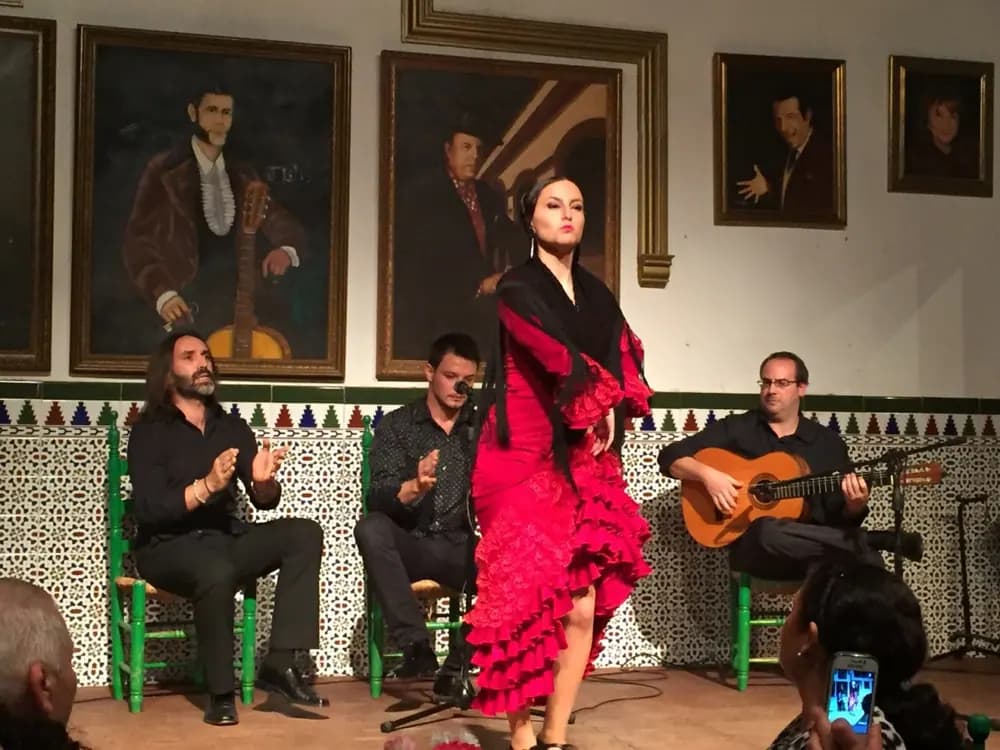 Cuadro de baile flamenco Pilar Patricio