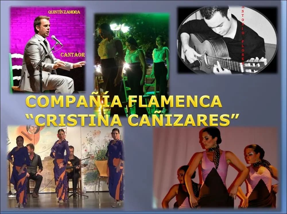 Cuadro Flamenco Cristina Cañizares
