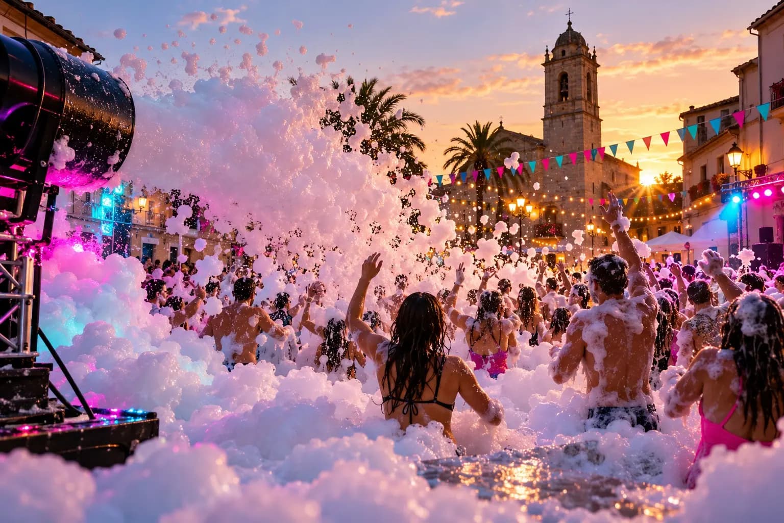 Fiesta de la espuma